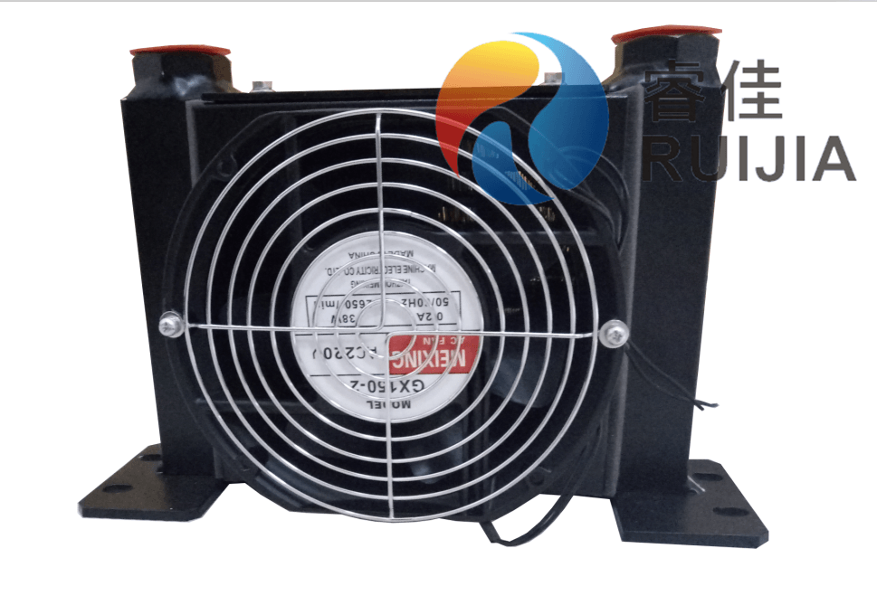 【睿佳新品】液壓站<font color='red'>小型風冷卻器</font>RJ-0608T